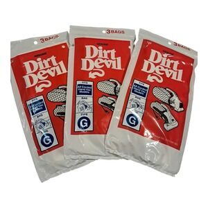 Genuine Dirt Devil Type G Vacuum Bags - 3 Pack